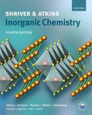 Shriver & Atkins Inorganic Chemistry 0195685237 Book Cover