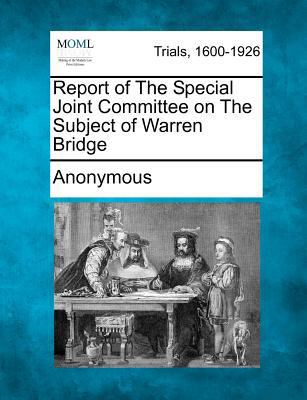 Report of the Special Joint Committee on the Su... 1275507654 Book Cover