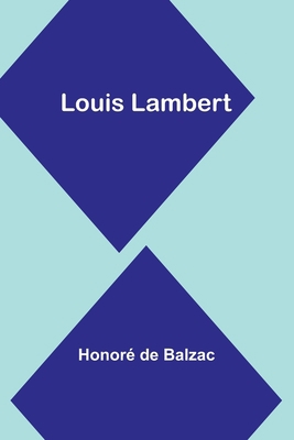 Louis Lambert 9357383182 Book Cover