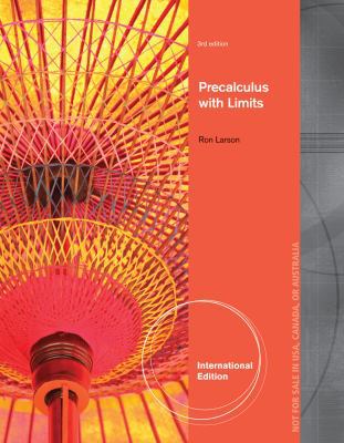 Precalculus with Limits. Ron Larson 113395460X Book Cover