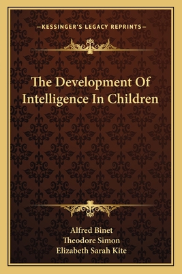 The Development Of Intelligence In Children 1163620297 Book Cover