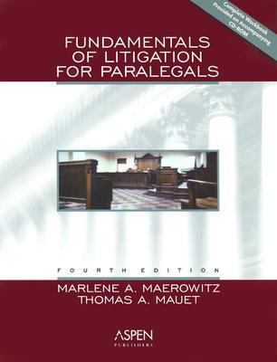 Fundamentals of Litigation for Paralegals, Four... 0735529175 Book Cover