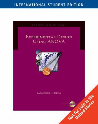 Experimental Designs Using ANOVA 0495110922 Book Cover