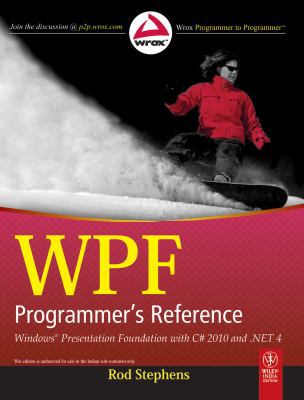 WPF PROGRAMMER'S REFERENCE: WINDOWS PRESENTATIO... 8126525940 Book Cover