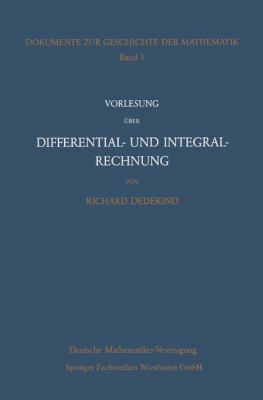 Vorlesung Über Differential- Und Integralrechnu... [German] 3528089024 Book Cover
