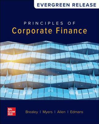 Principles of Corporate Finance: 2025 Release 1266586156 Book Cover