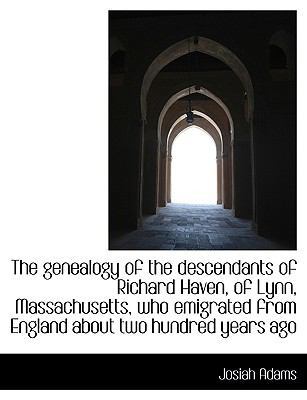 The Genealogy of the Descendants of Richard Hav... [Large Print] 1116950987 Book Cover