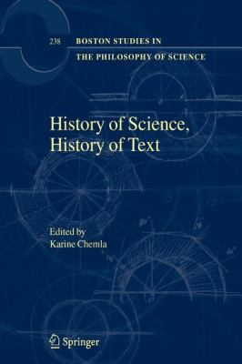 History of Science, History of Text 9048166365 Book Cover