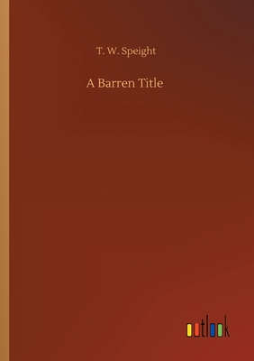 A Barren Title 3752432829 Book Cover