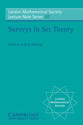 Surveys in Set Theory 0511758863 Book Cover