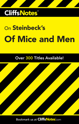 Cliffsnotes on Steinbeck's of Mice and Men 0764586769 Book Cover