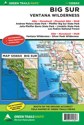 Big Sur Ventana Wilderness, CA No. 1256sx 1680513516 Book Cover