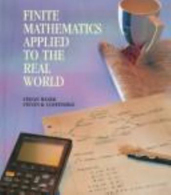 Finite Mathematics Applied to the Real World 0065018087 Book Cover