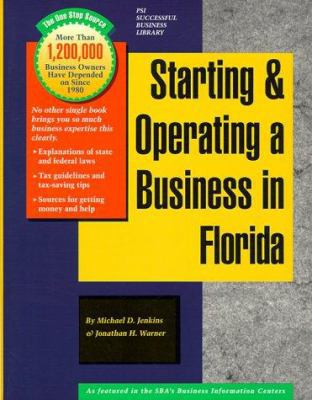 Starting and Operating a Business in Florida: A... 1555712193 Book Cover