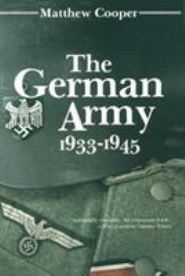 German Army 1933-1945 0812885198 Book Cover