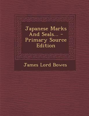 Japanese Marks and Seals... 1295824167 Book Cover