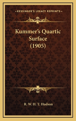 Kummer's Quartic Surface (1905) 1164283715 Book Cover