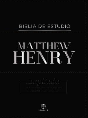 Rvr Biblia de Estudio Matthew Henry, Piel Fabri... [Spanish] 8417620214 Book Cover