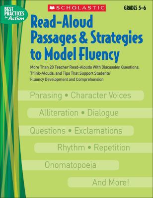 Read-Aloud Passages & Strategies to Model Fluen... 0439531322 Book Cover