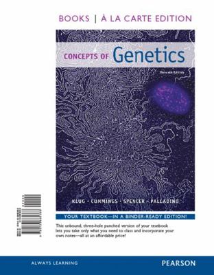 Concepts of Genetics 0133865363 Book Cover