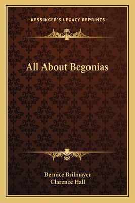 All About Begonias 1163804878 Book Cover