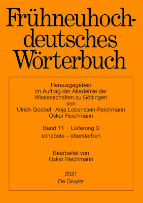 Sünebote - Übersterben [German] 3110723603 Book Cover