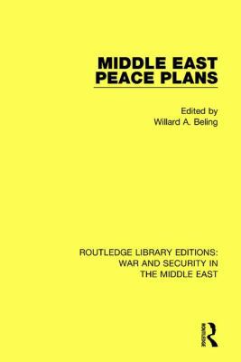 Middle East Peace Plans 1138657190 Book Cover