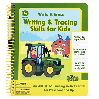 John Deere Kids Write & Erase Writing & Tracing... 1646386337 Book Cover