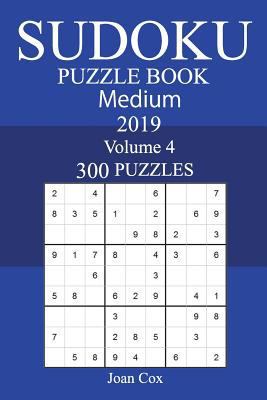 300 Medium Sudoku Puzzle Book 2019 1723467219 Book Cover