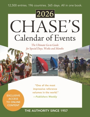 Chase's Calendar of Events 2026: The Ultimate G... B0F78LYBD6 Book Cover