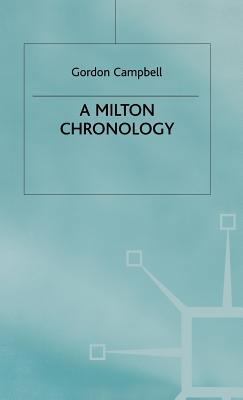 Milton Chronology 0333633261 Book Cover