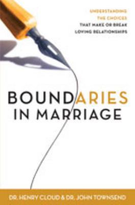 Boundaries in Marriage 031032677X Book Cover