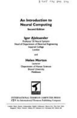 An Introduction to Neural Computing 1850321671 Book Cover