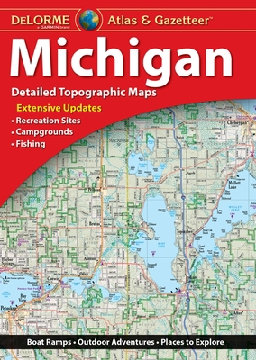 Delorme Atlas & Gazetteer: Michigan 1946494321 Book Cover