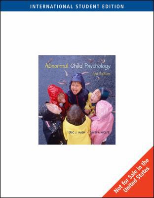 Abnormal Child Psychology 0534554350 Book Cover