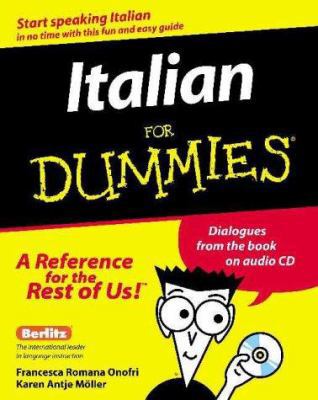 Italian for Dummies [With CD] 0764551965 Book Cover