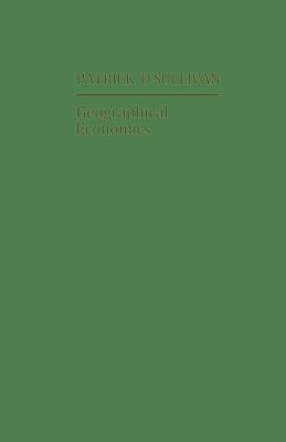 Geographical Economics 134906064X Book Cover