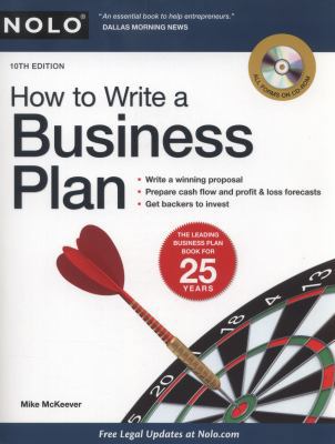 How to Write a Business Plan 1413312802 Book Cover