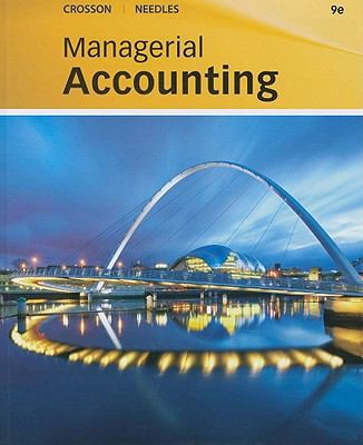 Managerial Accounting 0538742801 Book Cover