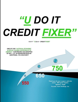"U Do It Credit Fixer" 1365659577 Book Cover