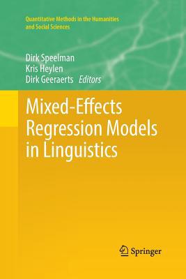 Mixed-Effects Regression Models in Linguistics 3319888501 Book Cover