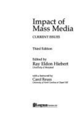 Impact of Mass Media: Current Issues (Longman S... 0801308380 Book Cover