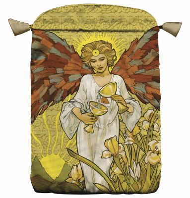 Golden Art Nouveau Tarot Satin Bag 0738763489 Book Cover