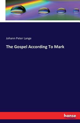 The Gospel According To Mark 3741180777 Book Cover