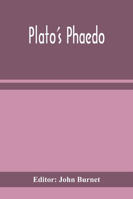 Plato's Phaedo 9354156657 Book Cover