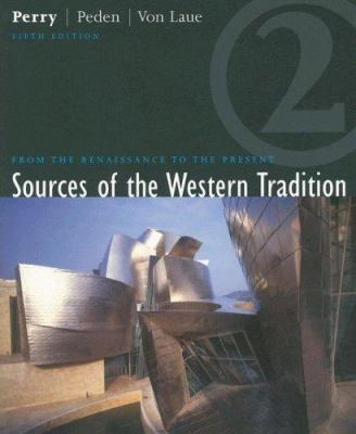 Sources of the Western Tradition, Volume 2: Fro... 0618162283 Book Cover