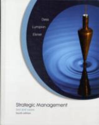 Strategic Management: Text and Cases 0071287841 Book Cover