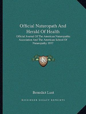 Official Naturopath And Herald Of Health: Offic... 1162929456 Book Cover