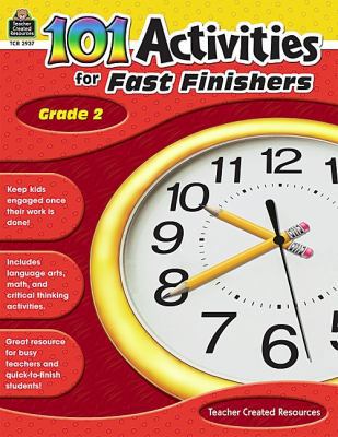 101 Activities for Fast Finishers Grade 2 1420629379 Book Cover
