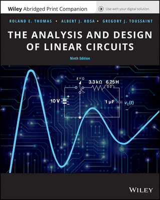 Analysis and Design of Linear Circuits 1119495571 Book Cover